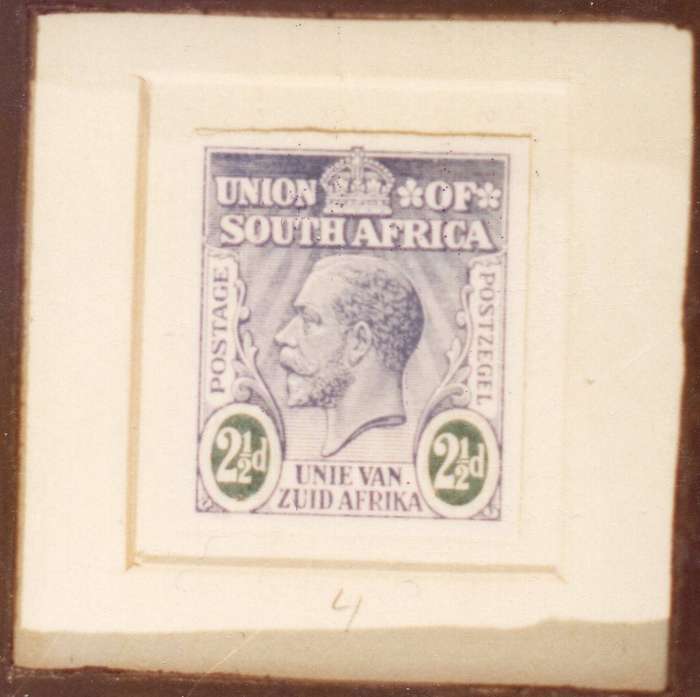 Union of SA - circ 1920(?) 2½d Essay - Colour Reproduction - See Below