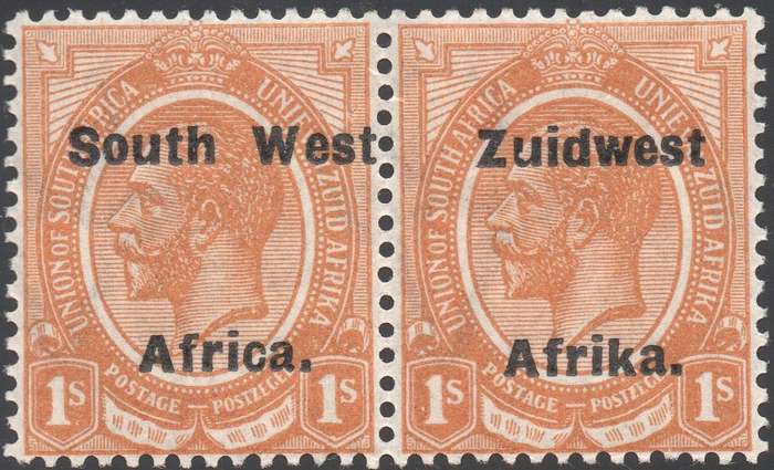 SWA 1923 SACC58 (TYPE VIa) 1/- ORANGE MM CV R300