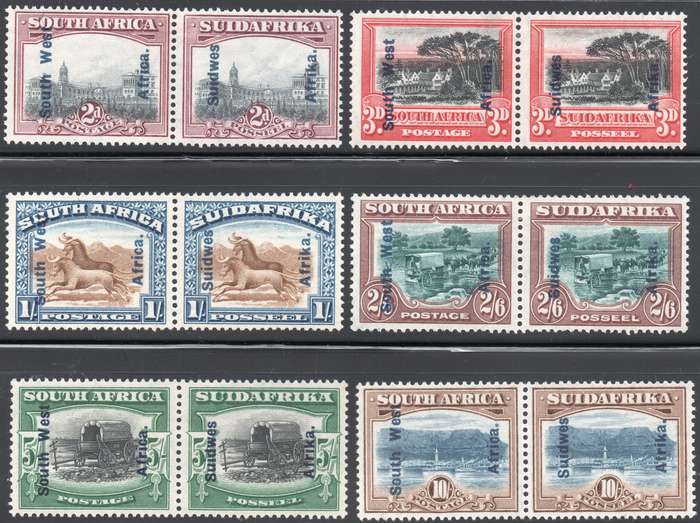 SWA 1926-7 SACC75-80 COMPLETE BASIC SET OF 6 - VLMM CV R8710