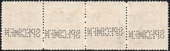 BSAC / RHODESIA 1901 SACC82s 7s6d BLACK ''SPECIMEN''  SO4 - UM/MM - CV R9600(as singles)