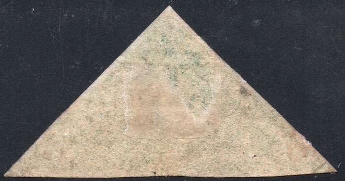 Cape of Good Hope : 1858 SACC8b 1/- DEEP DARK GREEN  - VFU - CV R20000