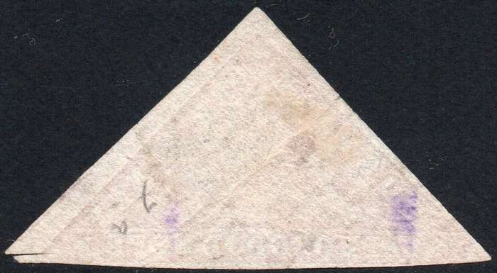 Cape of Good Hope 1861 SACC9a 1d CARMINE WOODBLOCK - FINE USED - CV R140000