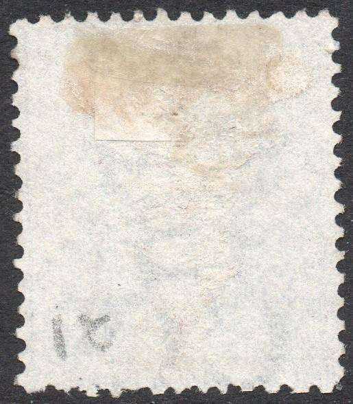GRIQUALAND WEST 1877-8 SACC6e 4d BLUE(W/ FRAMELINE), O/P TYPE5  IN RED - VFU CV £225(2017)