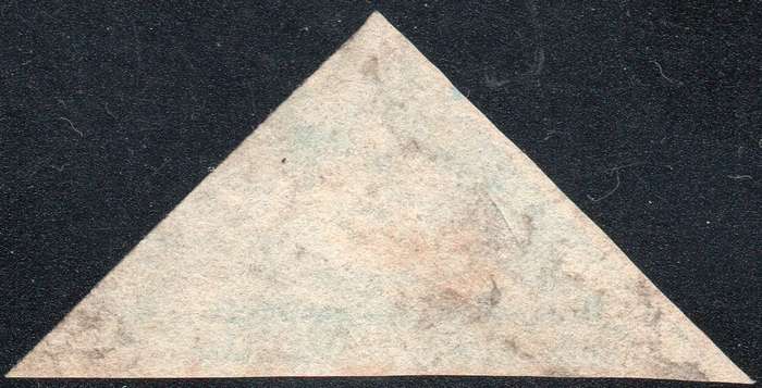 Cape of Good Hope : 1863-64 SACC7c : 6d SLATE LILAC - VFU WITH RARE RED CDS - CV R20000(for normal)