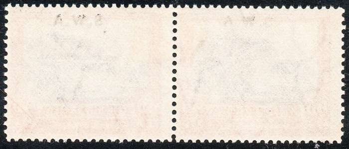 SWA 1927-30 SACC84ac 3d BLACK & RED WITHOUT STOP AFTER ''W'' - PERF DOWN - SCARCE VARIETY