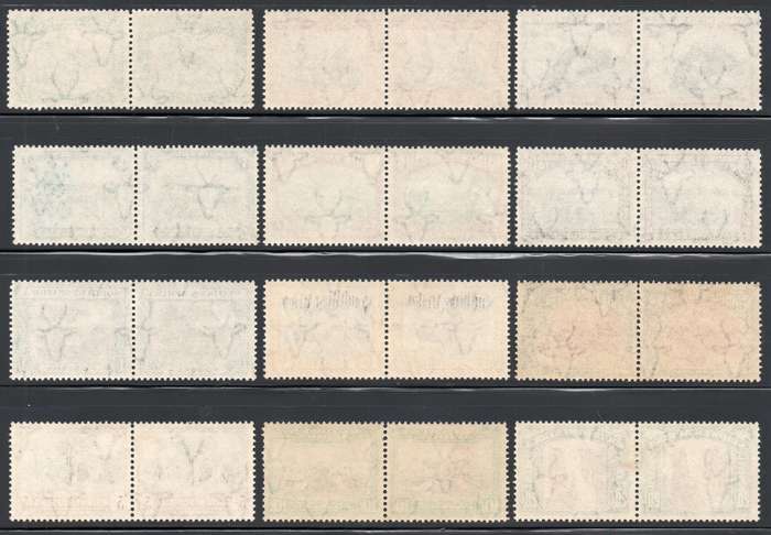 SWA 1931 1st PICTORIALS SACC103-114 - UM/MM - CV R6950 - SEE SCANS