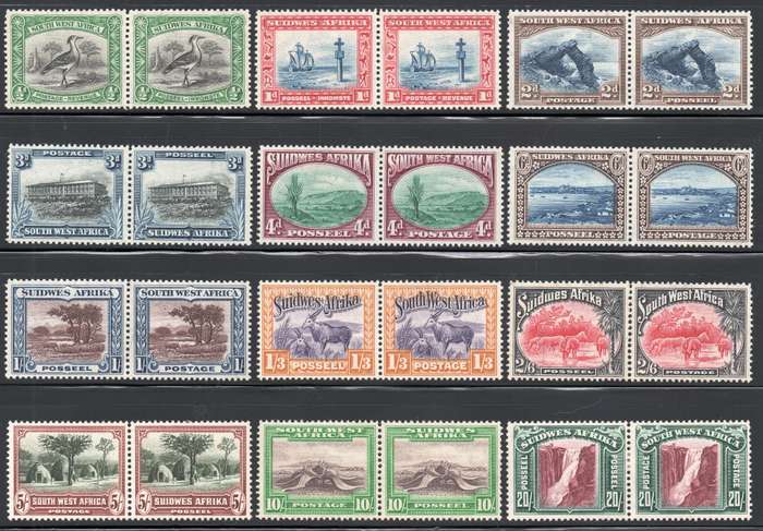 SWA 1931 1st PICTORIALS SACC103-114 - UM/MM - CV R6950 - SEE SCANS