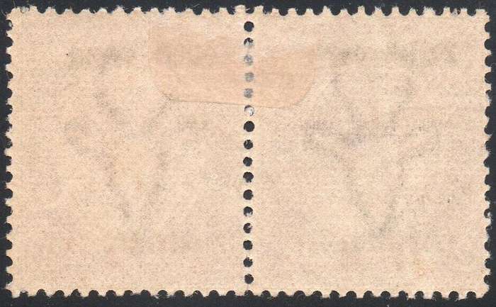 SWA 1923 SACC17b (Type III) 2d PURPLE WITH SCARCE DOUBLE OVERPRINT VARIETY - MM - CV R20000