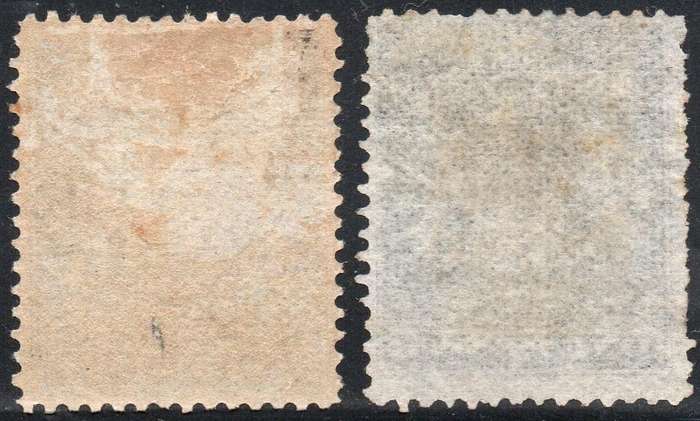 B.S.A.C. / RHODESIA 1892 SACC1 - 1d BLACK x 2 SHADES - MM/MNG -  CV R800 - SEE SCANS