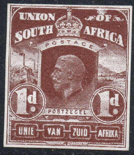 Union of SA - 1d MACKAY ESSAY IN BROWN - RARE