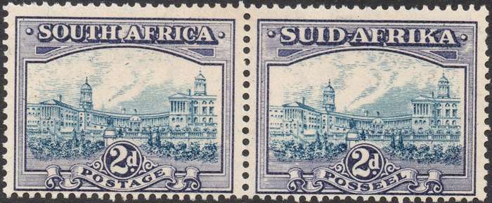 Union of SA - 1927 SACC58 2d BLUE & VIOLET - UM CV R1600