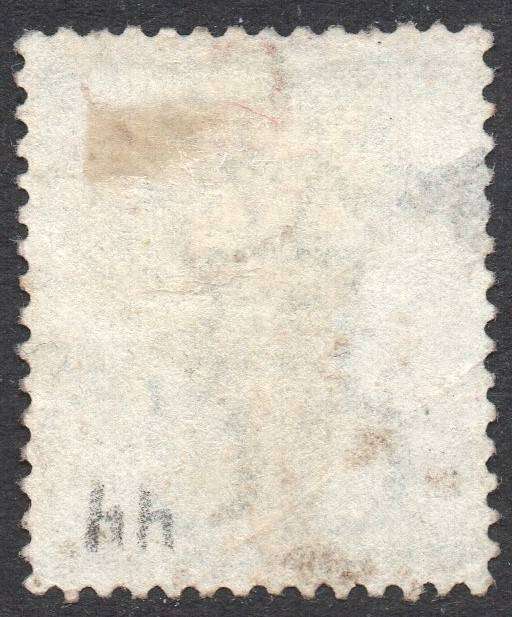 GRIQUALAND WEST 1877-8 SACC9e 1/- GREEN, O/P TYPE5  IN RED - VFU CV £140(2017)