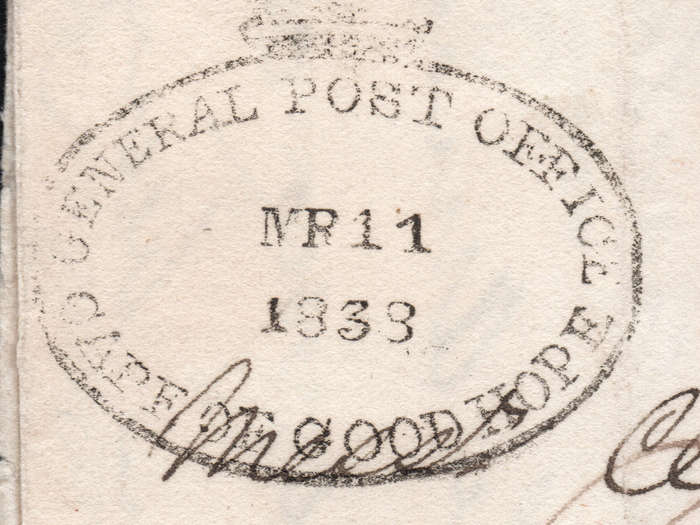 Cape of Good Hope : Stampless Cover - 11 MARCH 1838 CAPE TOWN TO LONDON - SEE SCANS