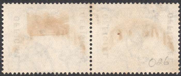 Union of SA -SACC26ab 1½d GREEN & BRIGHT GOLD ''OFFICIAL'' with ''DROPPED OFFICIAL'' VFU - CV R1200