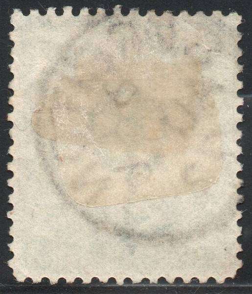GREAT BRITAIN 1871 SG117 1/- GREEN(PLATE 5) VFU  CV £45+(2017)