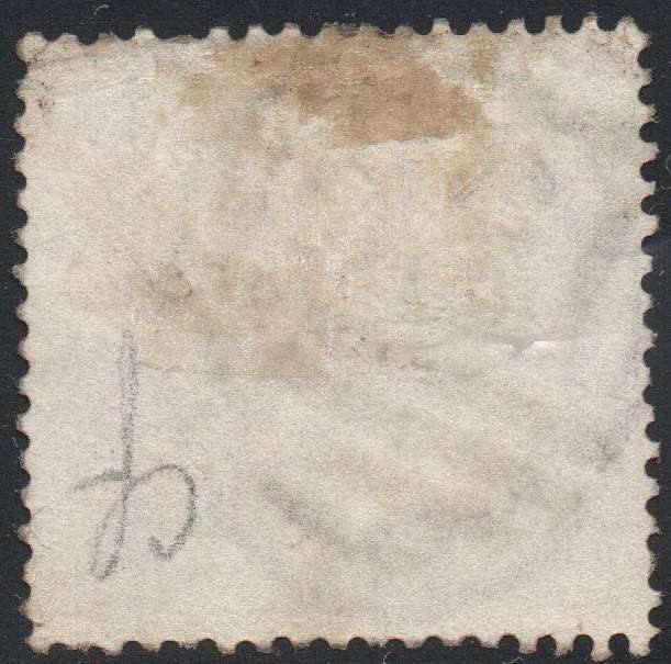 GREAT BRITAIN 1877 SG153 4d SAGE-GREEN(PLATE15) VFU CV £300+(2017)