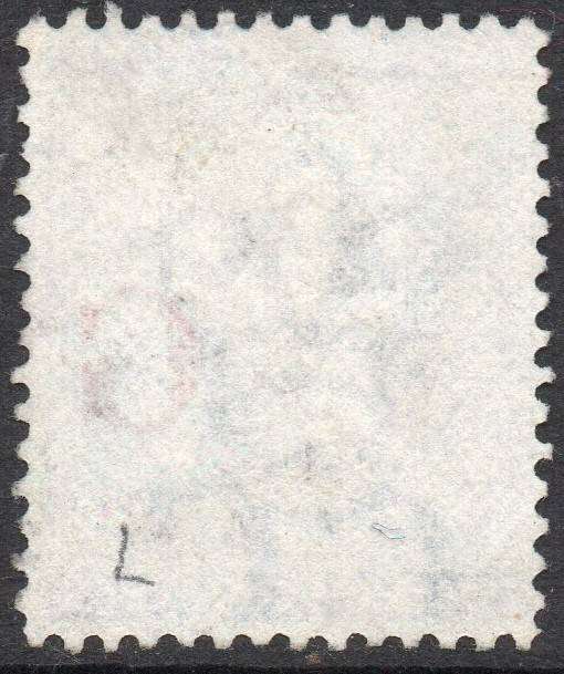 GRIQUALAND WEST 1877-8 SG7a 1st PRINTING 4d DULL BLUE, O/P TYPE 1a IN RED - vfu - CV £48+(2017)