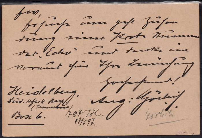 TRANSVAAL (ZAR) - 1897 - 1d ''BRIEFKAART'' - USED - HELDERBERG TO BERLIN - SEE SCANS