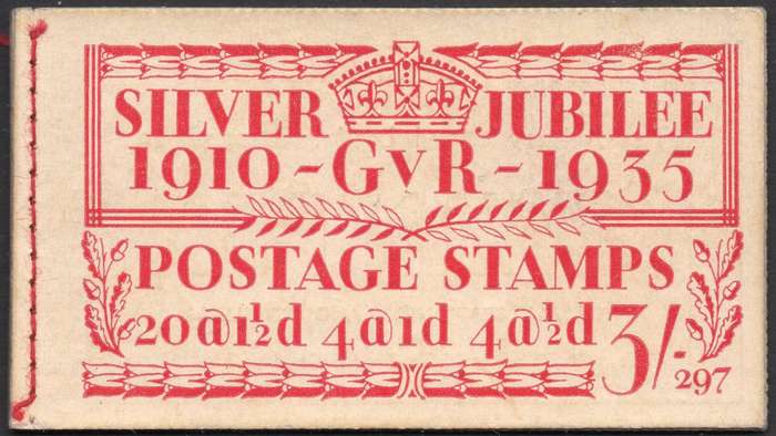 Great Britain 1935 Silver Jubilee 3/- Booklet BB28 #297
