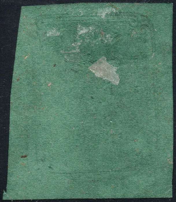 NATAL 1857-61 SACC5 : 6d EMBOSSED ON GREEN PAPER - FINE USED - CV R45000