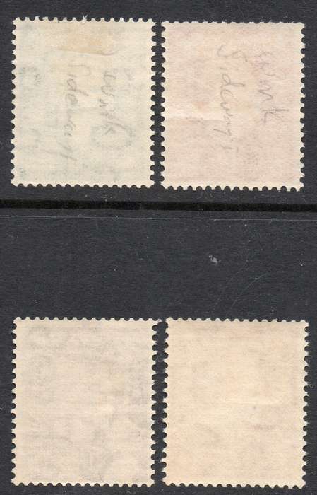 GREAT BRITAIN 1937-8 SG462a-SG465a ½d-2d WITH SIDEWAYS WATERMARK - MM CV £97(2017)