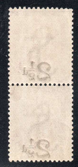 CAPE OF GOOD HOPE 1891 SACC50 2½d PALE MAGENTA PAIR - UM - CV R900