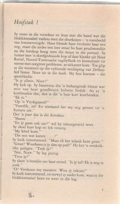 DIE BLOU BUL -ESKAPADE, KLUB 707 - JASPER M CLOETE (1 STE UITGAWE 1986)