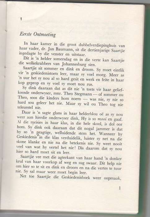 SAARTJIE SE NUWE MAAT , NO 5 - BETTIE NAUDE (1970)