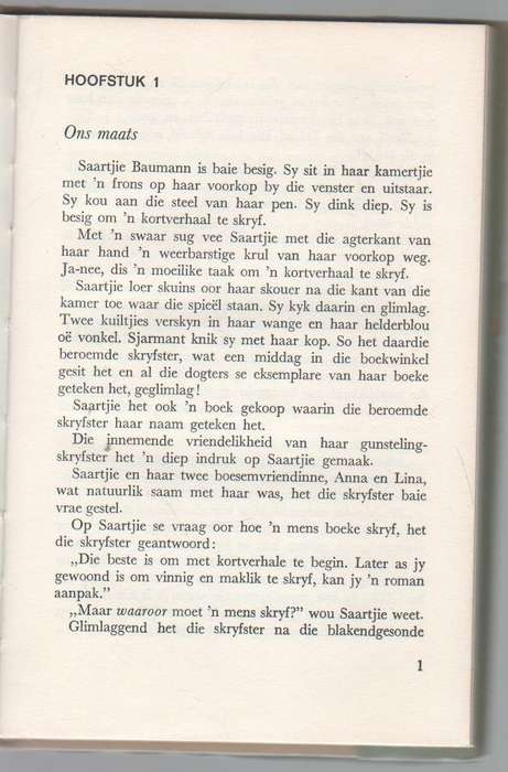 SAARTJIE SE GEHEIM, NO 3 - BETTIE NAUDE (1969)