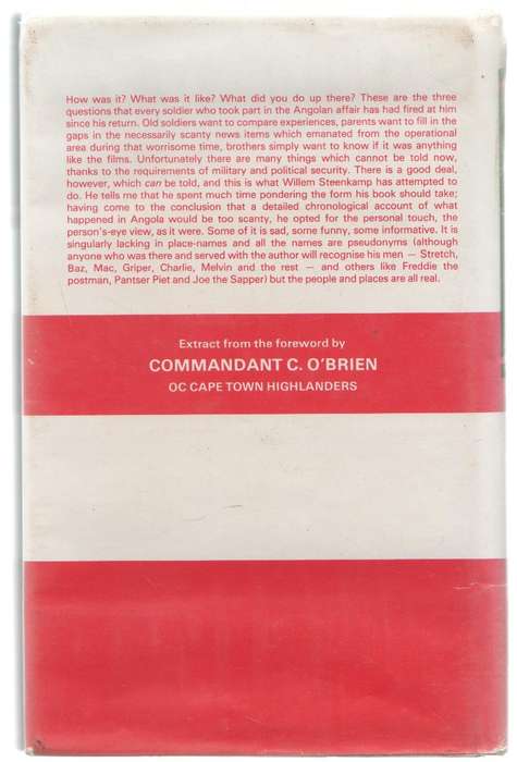 ADEUS ANGOLA , THE SEESAW WAR- WILLEM STEENKAMP (1976)