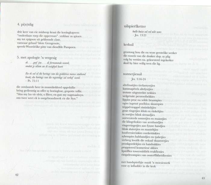 SYSPOOR - TOM GOUWS (1 STE UITGAWE 2002)