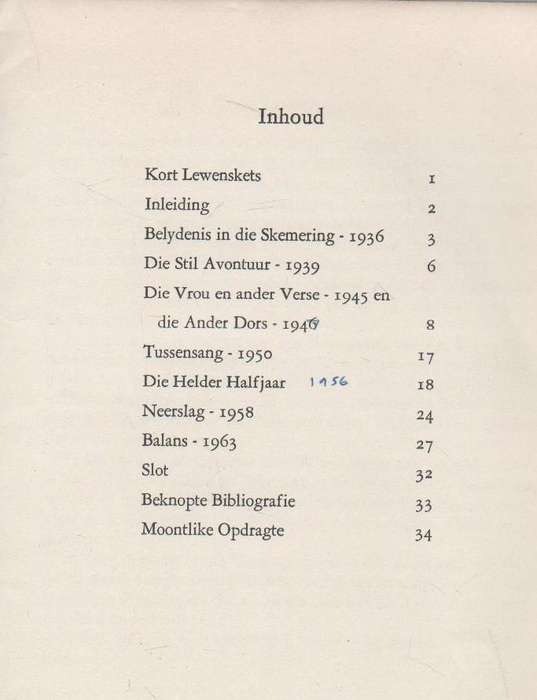 MONOGRAFIEE UIT DIE AFRIKAANSE LETTERKUNDE NOMMER 5 ELIZABETH EYBERS - P DU P GROBLER (OUD)