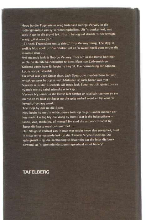 TUSSEN TWEE VLAE - DAN SLEIGH (2 DE DRUK 1976) BOEREOORLOGVERHAAL