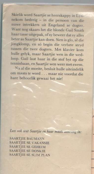 SAARTJIE SE  NUWE MAAT - BETTIE NAUDE (3 DE UITGAWE 1978)