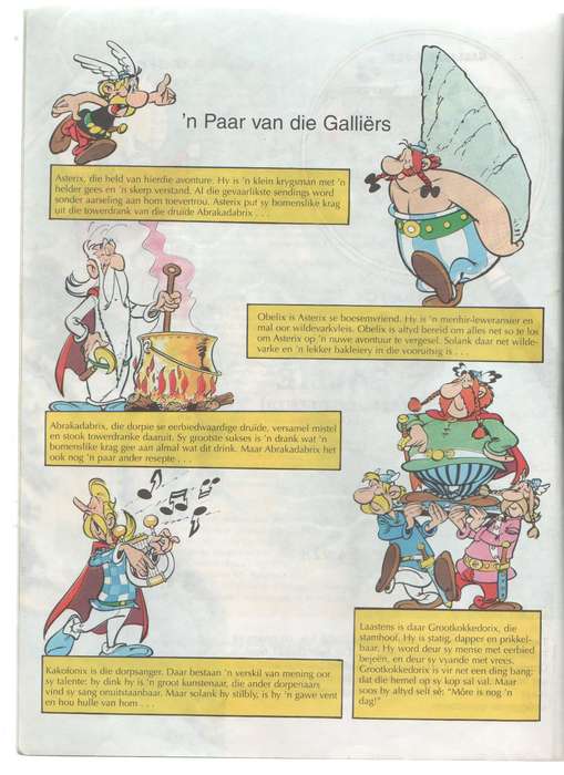 ASTERIX EN DIE OLIMPIESE SPELE - GOSCINNY AND UDERZO (1 STE AFRIKAANSE UITGAWE 1997)