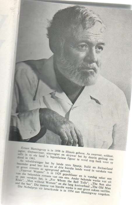 VAARWEL WAPENS - ERNEST HEMINGWAY (VERTAAL DEUR CHRIS BARNARD) 1965