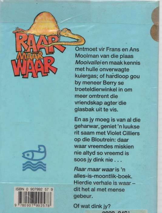 RAAR MAAR WAAR - DR JAPIE COETZEE (1 STE UITGAWE 1992)