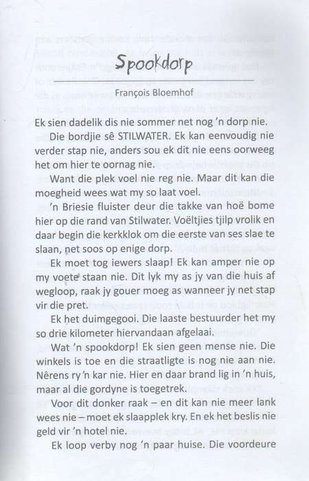 NOG 13 SPOOKSTORIES - FRANCOIS BLOEMHOF, JACO JACOBS & FANIE VILJOEN (JEUG)
