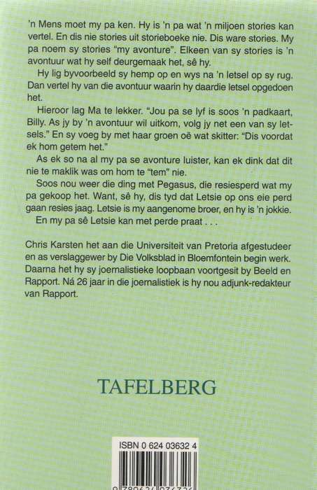DIE JOKKIE WAT MET PERDE KON PRAAT - CHRIS KARSTEN (3 DE DRUK 2002)
