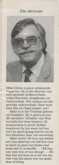 DIE LEWE IS 'N LENTELIED - MIKE HEINE (1 STE DRUK 1991)