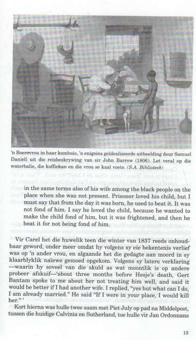 DIE MOORD OP HESJE VAN DER MERWE (1 STE UITGAWE 1995) TREKBOERE WARE VERHAAL
