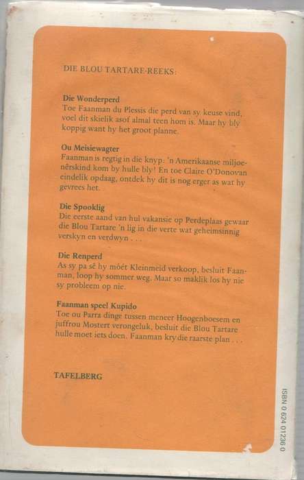 DIE BLOU TARTARE: FAANMAN SLAAGS MET TERRORISTE - H S VAN BLERK (1979)