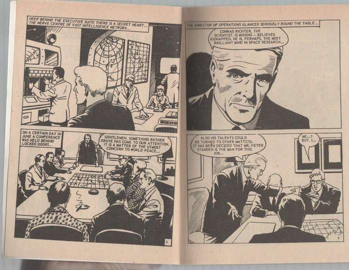 AGENTS ARE EXPENDABLE - THRILLER STORIES IN PICTURES NO 67 (SABRE LIBRARY - CAFE BOOK 1974)