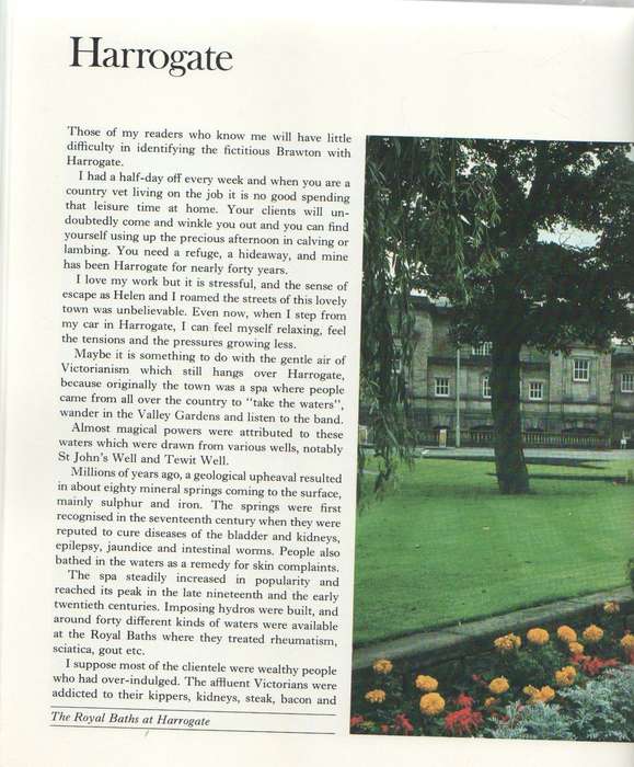 JAMES HERRIOT'S YORKSHIRE WITH PHOTGRAPHS BY DERRY BRABBS (5TH IMPRESSION 1980)