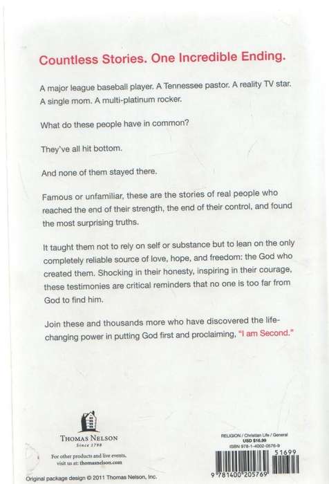 I AM SECOND. REAL STORIES. CHANGING LIVES - DOUG BENDER & DAVE STERRETT (2013)