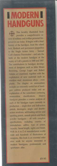 MODERN HANDGUNS, MILITARY AND CIVILIAN HANDGUNS - ROBERT ADAM (REPRINT 1991)