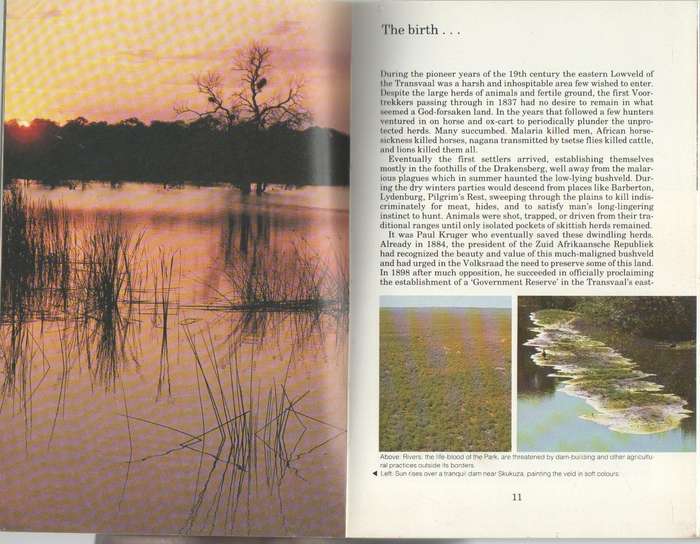THE KRUGER NATIONAL PARK - L E O BRAACK (1 ST EDITION 1983)