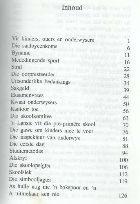 RONDOM DIE SKOOLKLOK - A A J VAN NIEKERK (1995)