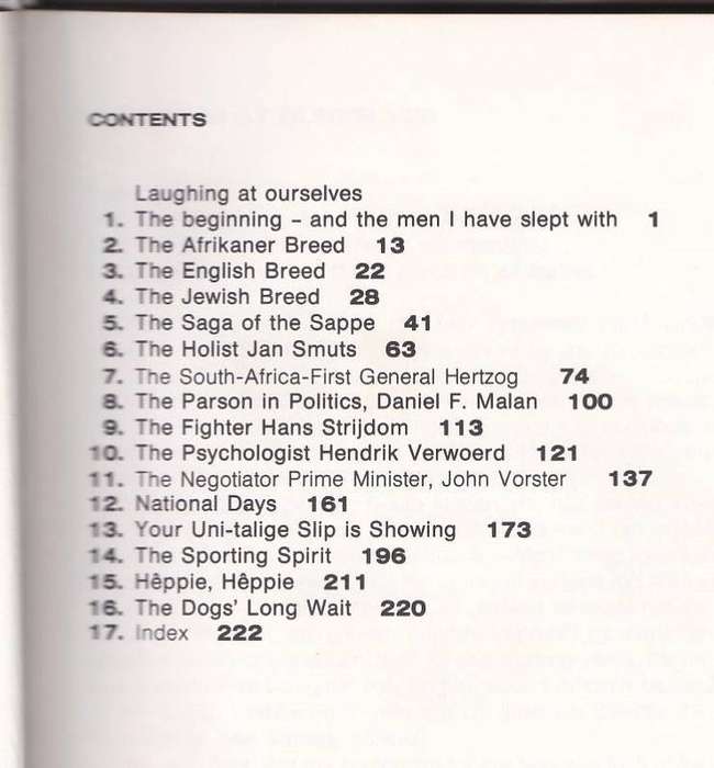 NOTES FROM MY DIARY  - A M VAN SCHOOR (1979)