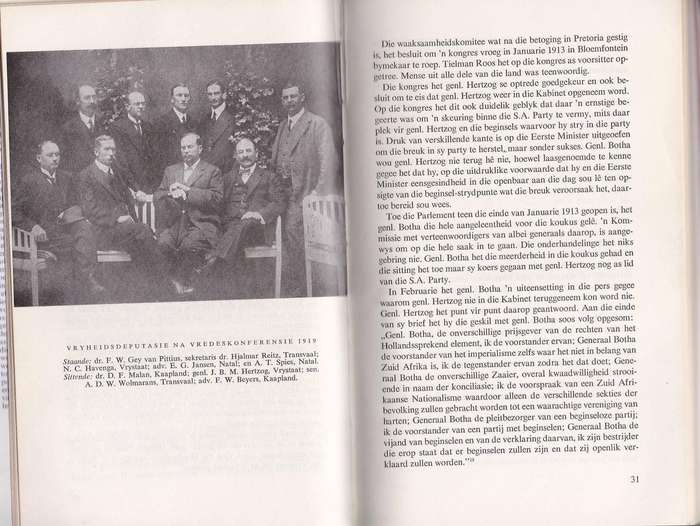 DIE NASIONALE PARTY VAN SUID-Afrika , 1914 -1964  SY STRYD EN PRESTASIES - M P A MALAN (1964)